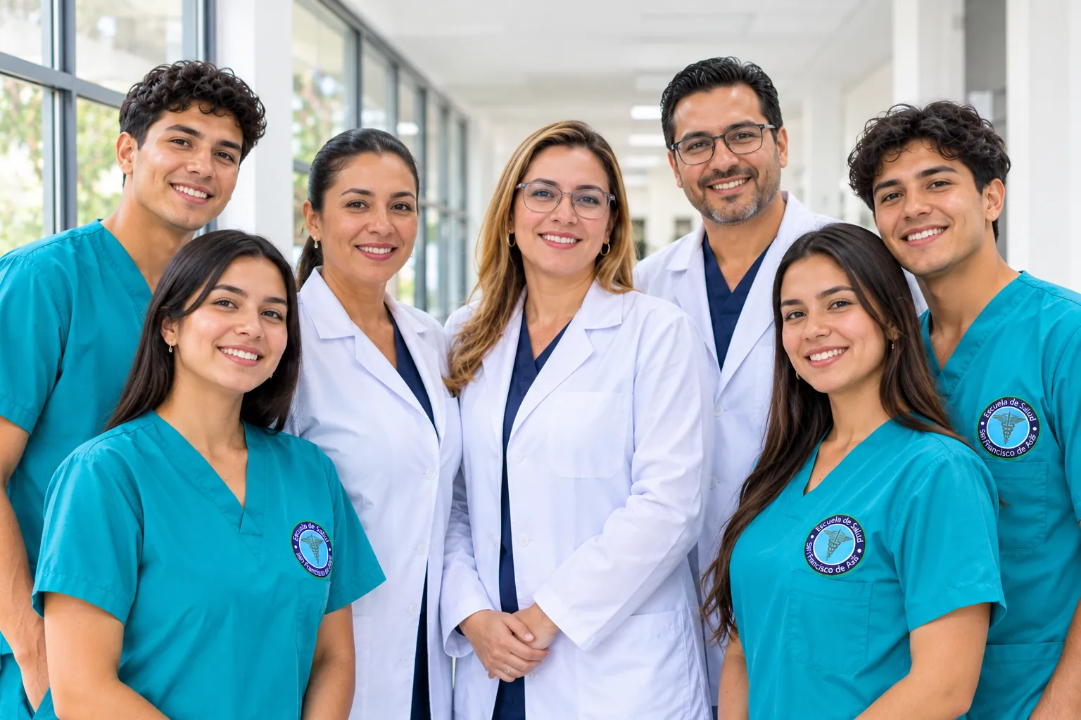 Docentes y estudiantes de la Escuela de Salud San Francisco de Asís